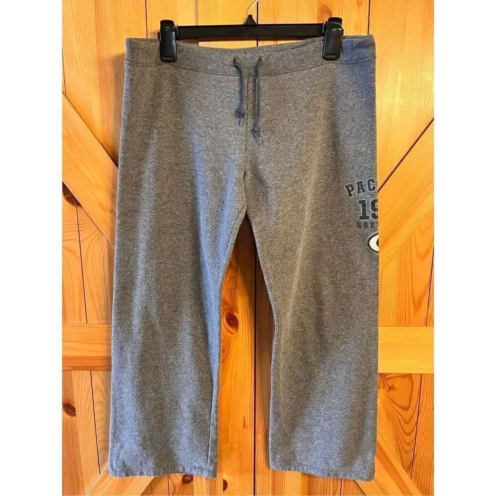 Green Bay Packers sweatpants majestic size small (3121)￼